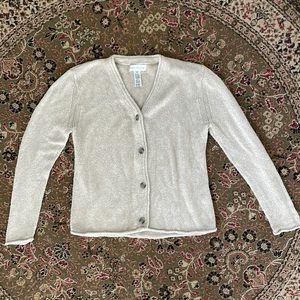 Vintage silk blend cardigan